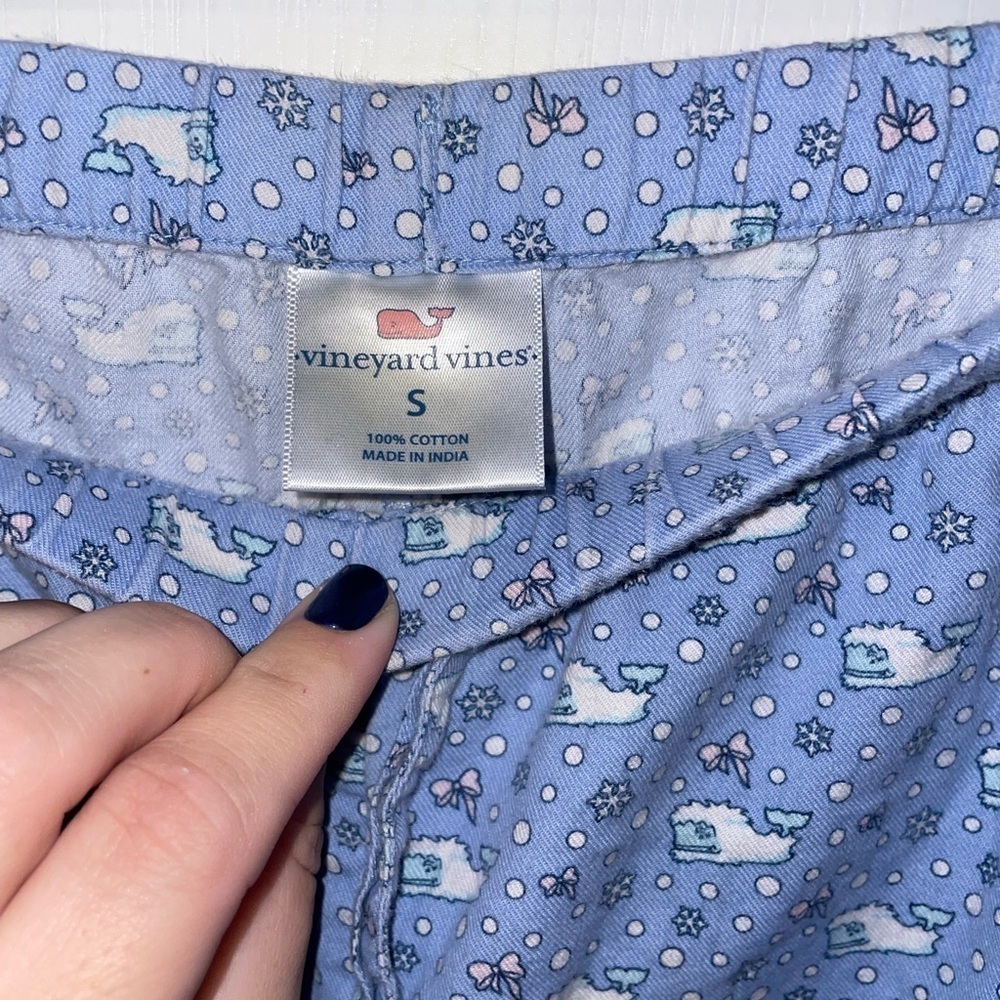 Vineyard Vines Yeti Pink Bow PJ Pants size small‎ - Picture 4 of 4